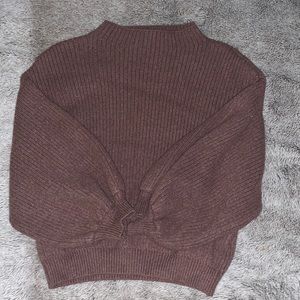 mock neck sweater